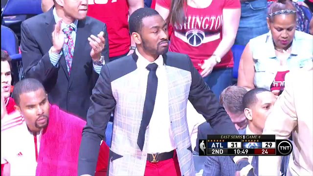 Nene Slam Dunk _ Hawks vs Wizards _ Game 4 _ May 11, 2015 _ 2015 NBA Playoffs