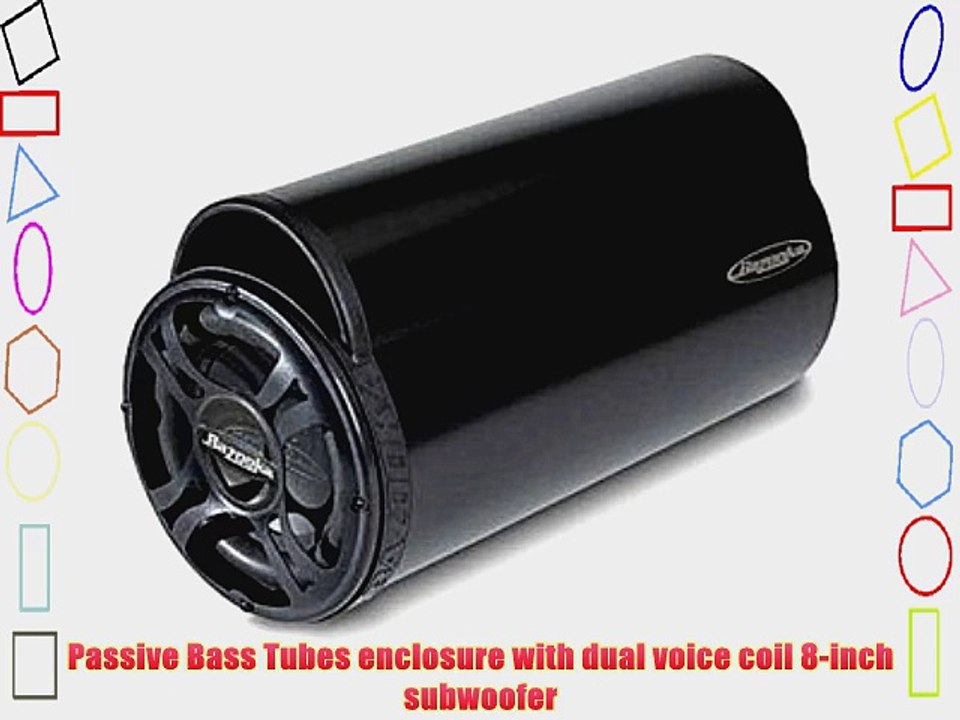 Bazooka BT8024DVC BT Series 8-Inch 4-Ohm Dual Passive Tube