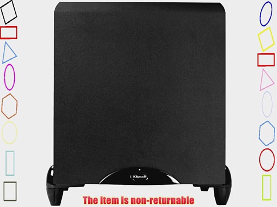 Klipsch Sub-12HG Synergy Series 12-Inch 300-Watt Subwoofer with High Gloss Trim (Black)