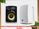 VM Audio High Fidelity EX-WOD6 Waterproof Pair Indoor/Outdoor Porch Speakers Set