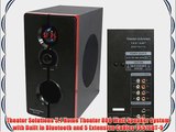 Theater Solutions 5.1 Home Theater 800 Watt Speaker System with Built in Bluetooth and 5 Extension