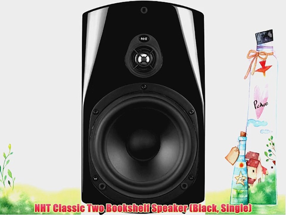 NHT Classic Two Bookshelf Speaker (Black Single)