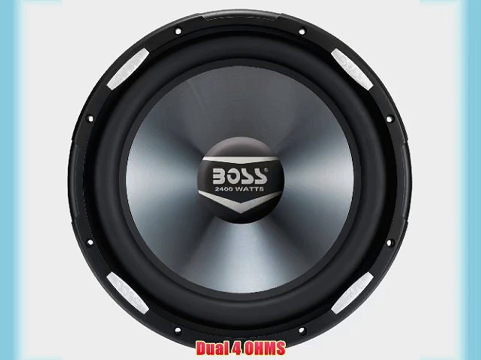 BOSS Audio AR12D Armor 12-inch 2400-watt DUAL Voice Coil Subwoofer