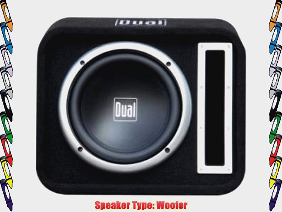 Dual SBX100 10-inch Subwoofer in a Vented Enclosure 500 W Max