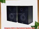 Monoprice 108251 3-Way Bookshelf Speakers (Pair)