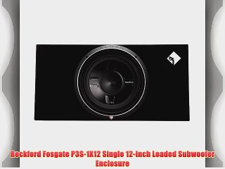 Rockford Fosgate P3S-1X12 Single 12-Inch Loaded Subwoofer Enclosure