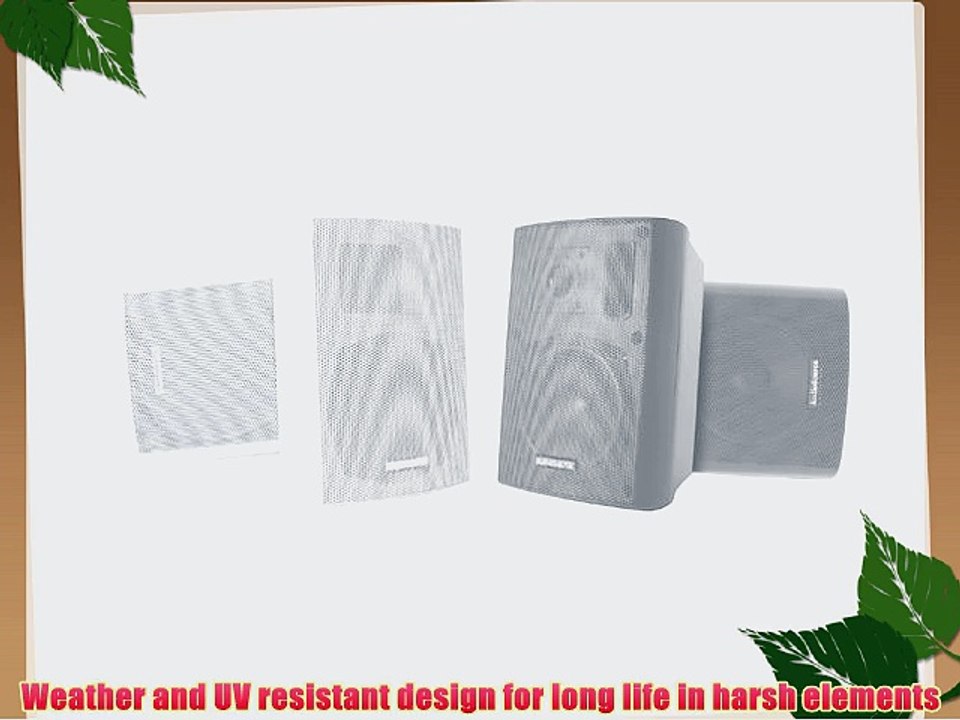 AudioSource LS 545 Indoor/Outdoor Two-Way Speakers (Pair White)