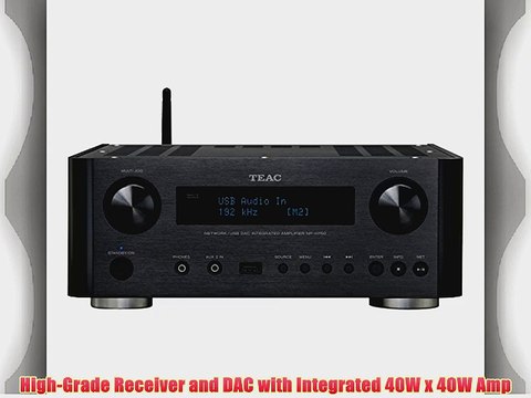 Teac NP-H750-B Network/USB DAC Integrated Amplifier and Receiver (Black)