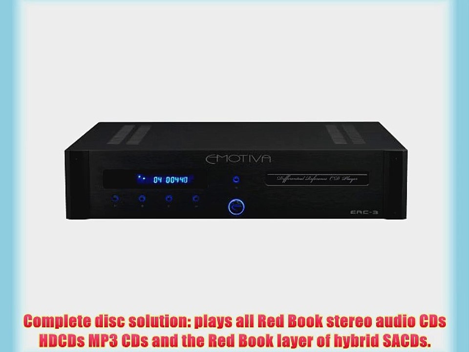 Emotiva ERC-3 | Balanced CD Player