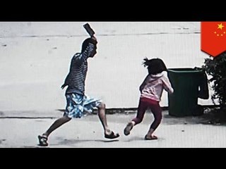 China school knife attack: Video shows man attack kids with meat cleaver