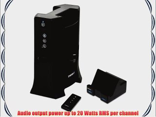 Sabrent Weather Resistant 2.4 GHz Wireless Indoor/Outdoor 150 Ft Stereo Speaker System with