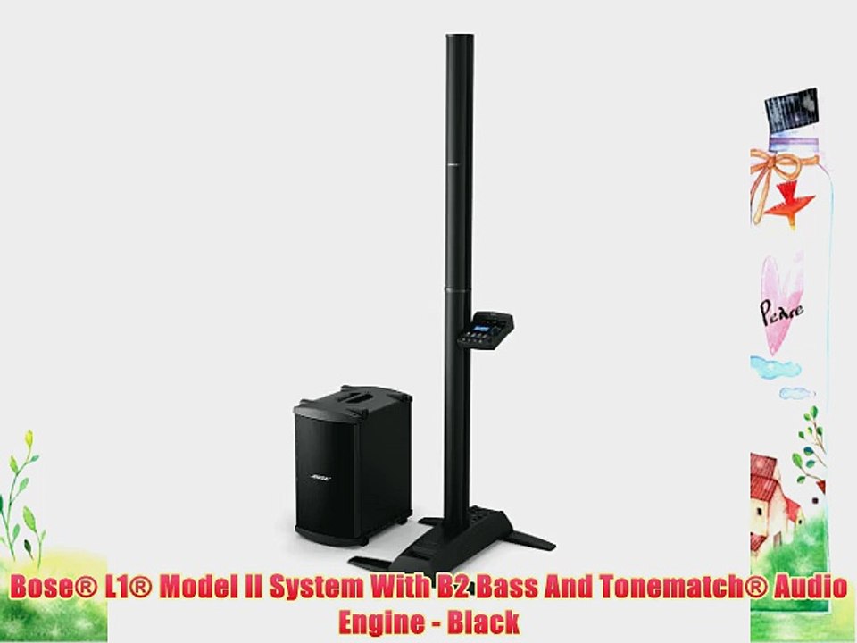 Bose? L1? Model II System With B2 Bass And Tonematch? Audio Engine - Black