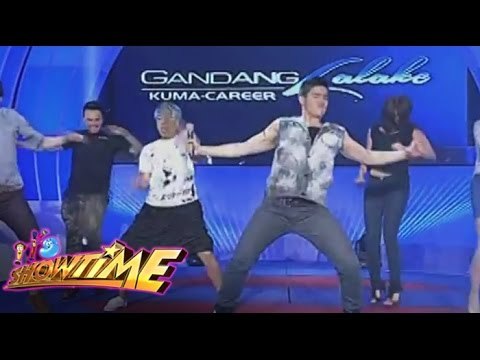 Vice vs. Gandang Lalake contestant sa dance floor