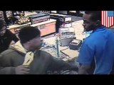 Security camera video: clerk knocks out crackhead, Frederick Coble, in robbery gone wrong