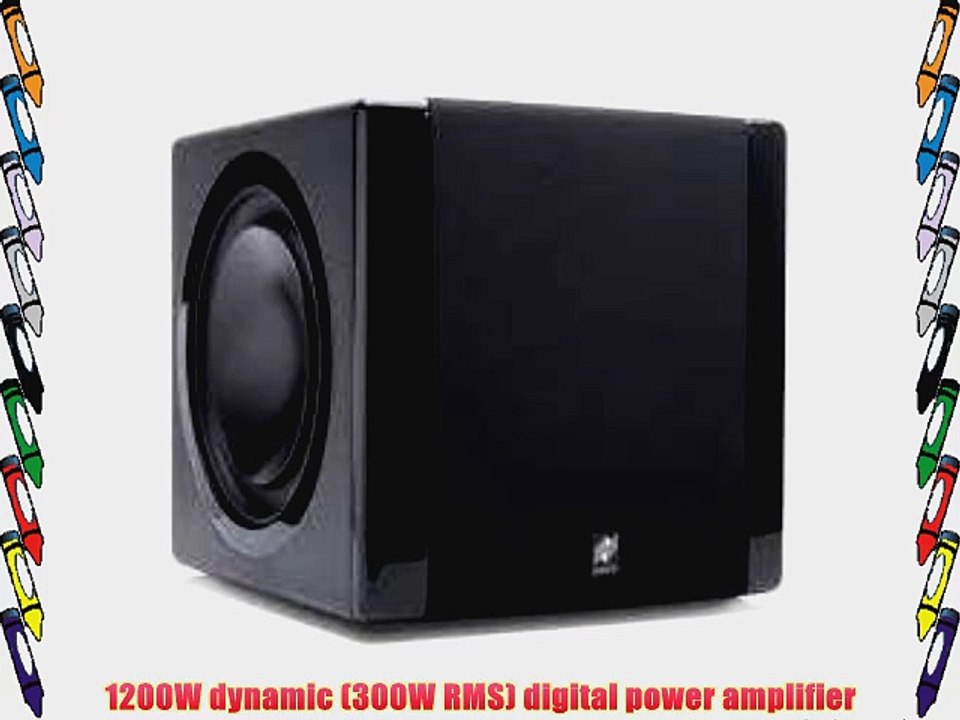Niles SW8 8 Powered Compact Subwoofer - Each (Black)