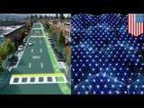Solar Roadways: solar-powered tech charge electric cars while on the road