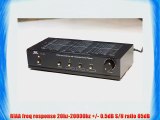 TCC TC-754 BLACK RIAA Phono Preamp (Pre-amp Preamplifier) With Three Switchable Aux Inputs