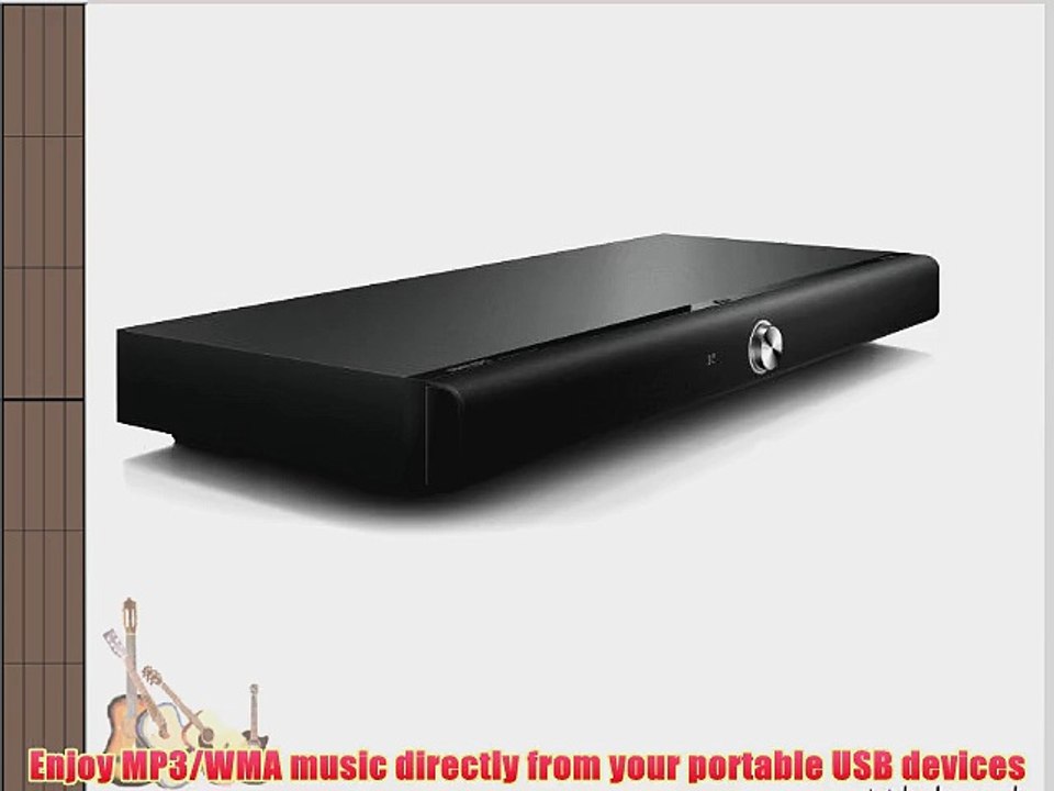 Philips HTL4115B 80W Integrated Sub Soundbar