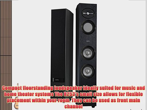 Infinity R253 Reference Series 3-Way Floorstanding Speaker - Black (Each)