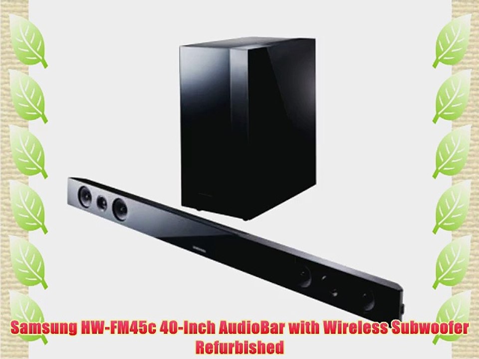 Samsung HW-FM45c 40-Inch AudioBar with Wireless Subwoofer Refurbished