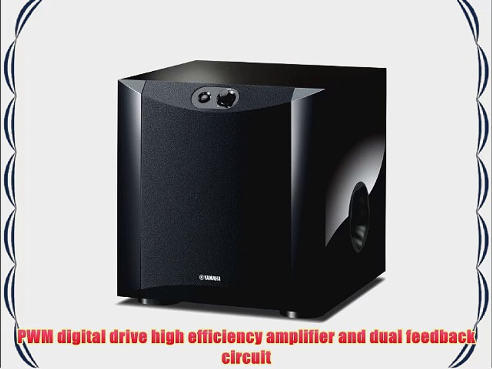 Yamaha NS-SW200PN 28-200 Hz 130W Powered Subwoofer
