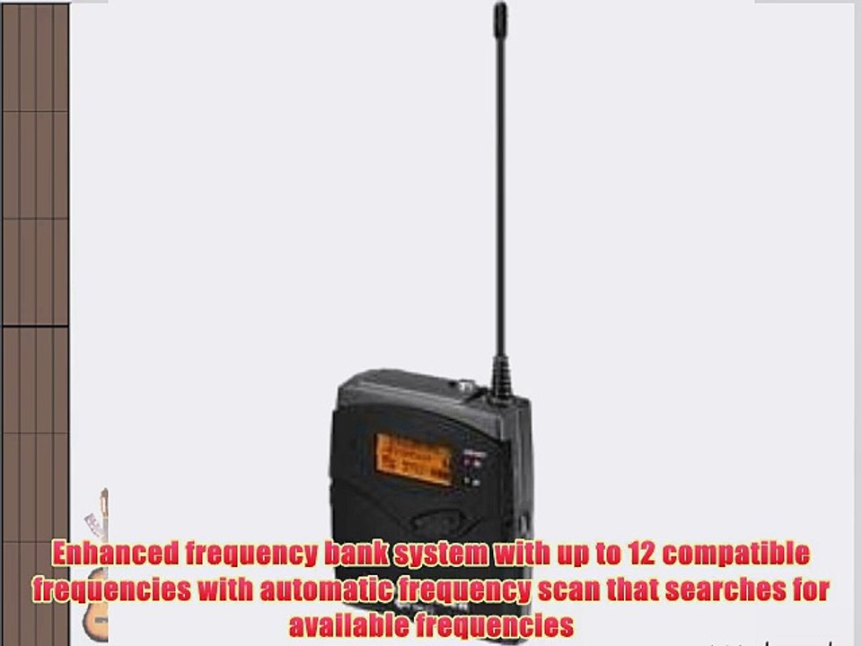 Sennheiser Ek 100 G3 - Portable Diversity Receiver with Cl1 1/8-Inch and Cl100 Xlr Unbalanced