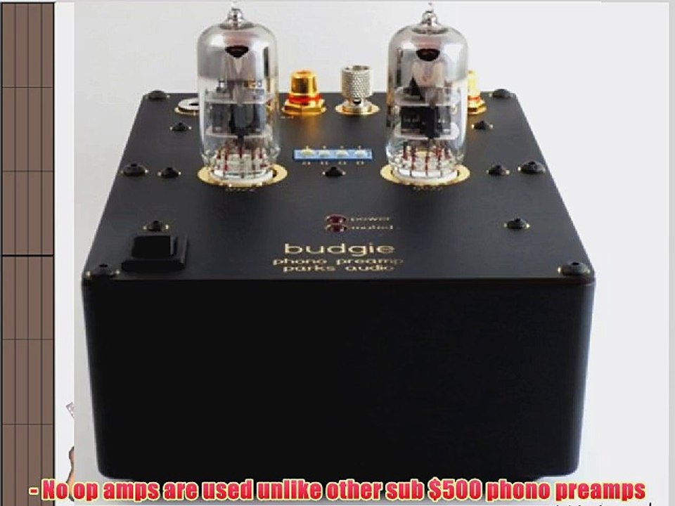 Budgie Tube Phono Preamp