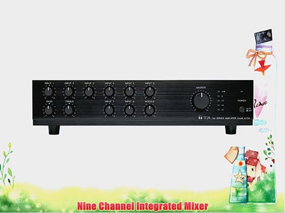 TOA ELECTRONICS A712 700 Series Integrated Mixer/Amplifiers