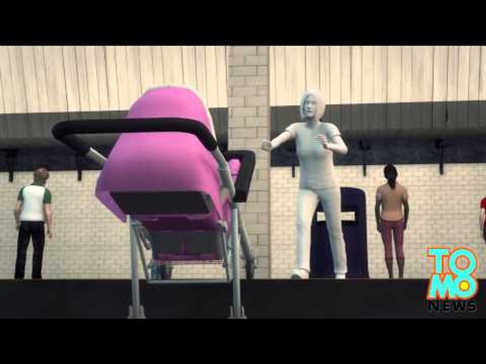 2-latka uratowana z torów przez sprzątaczkę