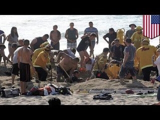 Wakacje: Mężczyzna pogrzebany żywcem na plaży.