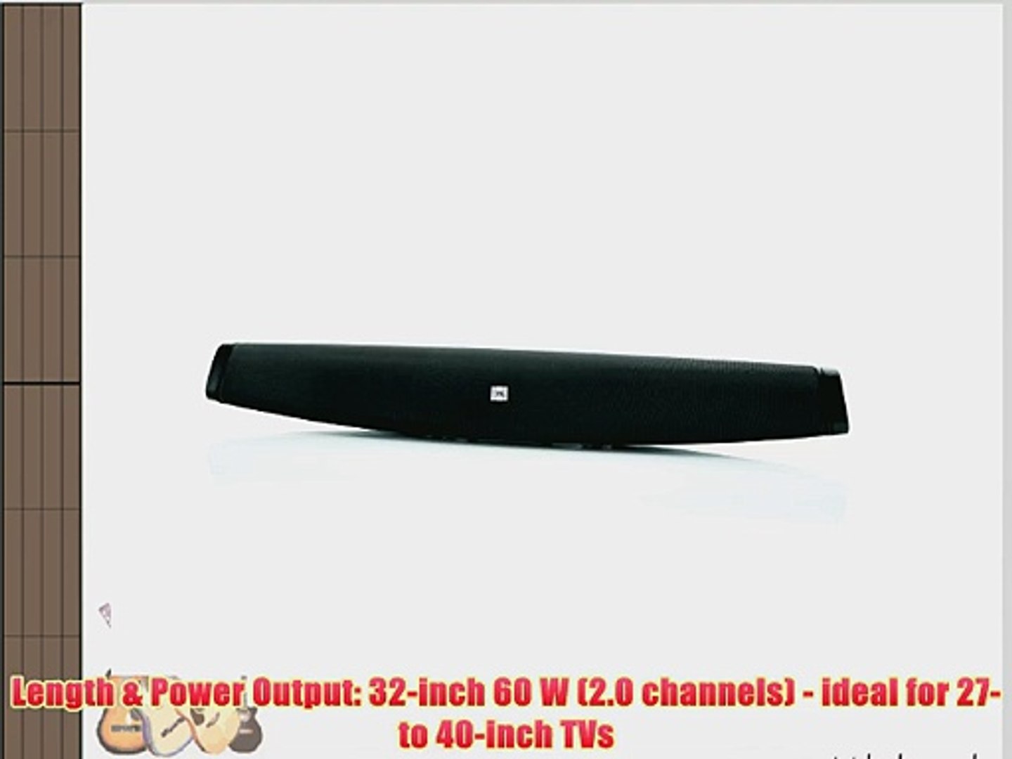 JBL Cinema SB100 Soundbar Speaker System - Black - video Dailymotion