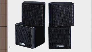 JA Audio 3.5 Mini Cube Speakers - Black (Pair)