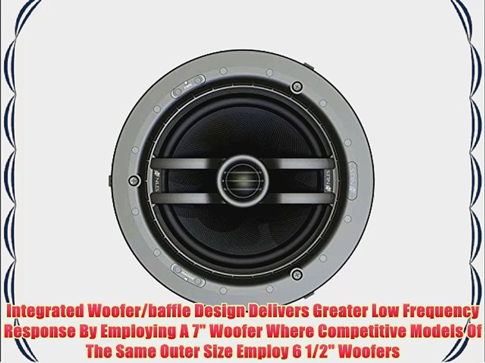 Niles CM7MP (Ea) 7-inch 2-Way In-Ceiling Multi-Purpose Loudspeaker (FG01656)