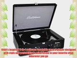 Electrohome Archer Vinyl Record Player Classic Turntable Stereo System with Built-in Speakers