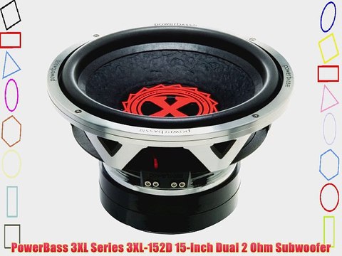 PowerBass 3XL Series 3XL-152D 15-Inch Dual 2 Ohm Subwoofer