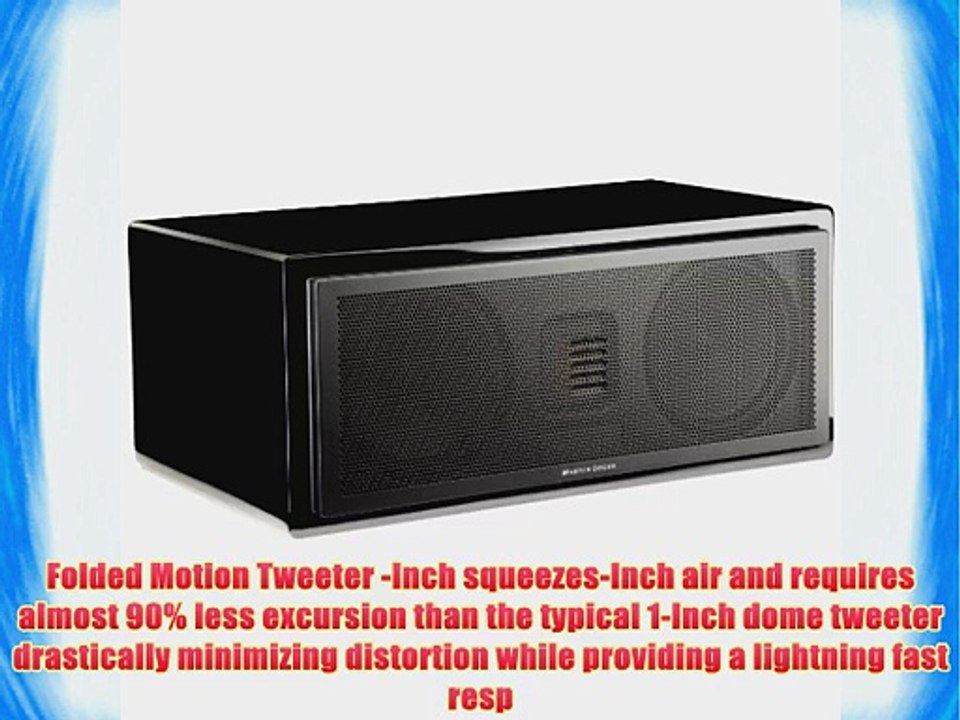 MartinLogan Motion 30 Gloss Black Center Channel Loudspeaker
