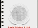 Pyle Home PDICS82 8-Inch Full Range Speaker Flush Mount Encolsure System