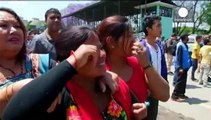 ترس و نگرانی مردم در نپال و هند پس از زلزله