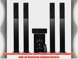 Frisby FS-6500BT Tower 5.1 Surround Sound Home Theater Speakers System with Bluetooth USB/SD/AUX