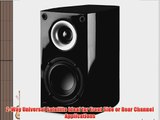 Black Diamond BD 100 Audiophile 2-Way LCR/S Onwall / Bookshelf Design Ideal for Front Side