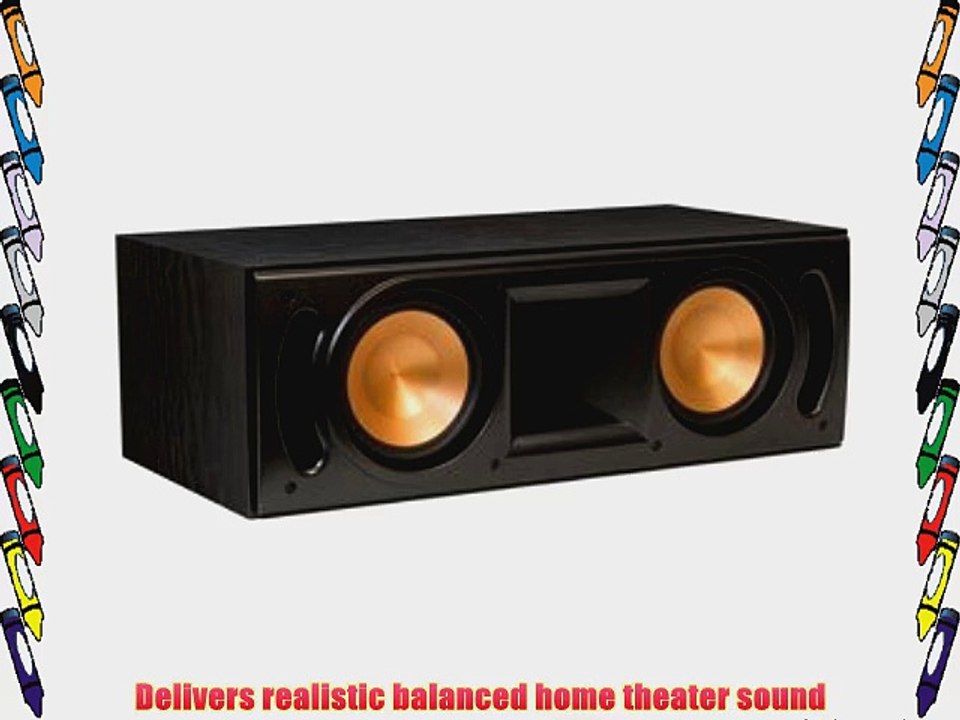 Klipsch RC-62 II Reference Series Center Channel Loudspeaker - Each (Black)