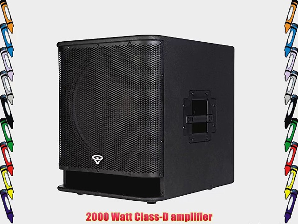 Cerwin-Vega P1800SX 2000-Watts 1 x 18 Inches Powered Subwoofer
