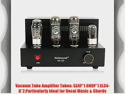 Nobsound? Aiqin Tube Amplifier X-1 with 2 Vacuum Tube of EL34 Hi-Fi 100% Handmade