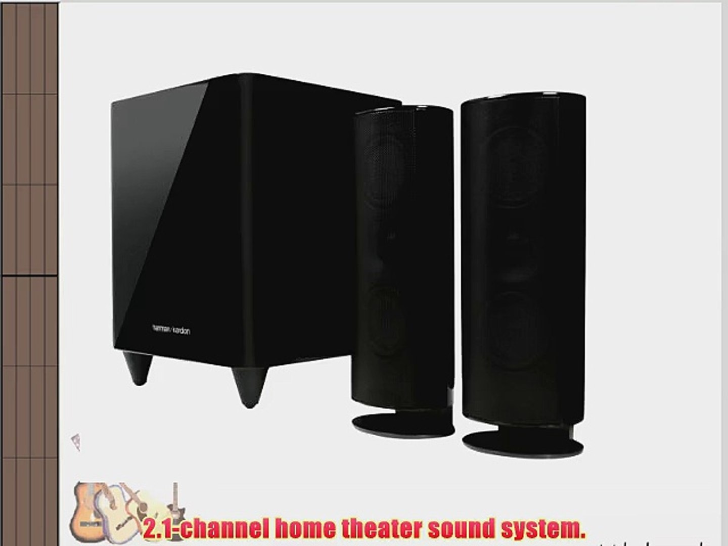Harman Kardon HKTS 200BQ 2.1 Home Theater Speaker System (Black) - video  Dailymotion