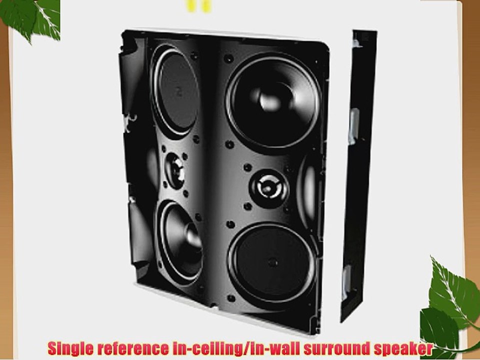Definitive Technology In-Wall RSS II Referance Ceiling Surround/Wall Speaker (Single White)