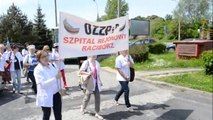 Strajk ostrzegawczy w raciborskim szpitalu