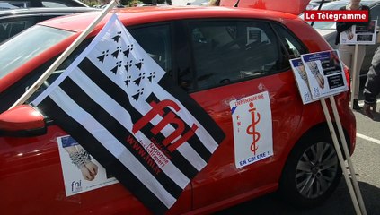 Infirmiers libéraux. RN12 : opération escargot vers Rennes