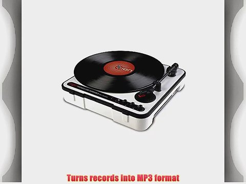 Ion Audio iPTUSB Portable USB Turntable with Software and Built-in Speaker