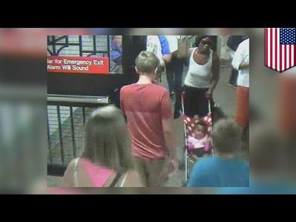 Młoda matka porzuca dziecko na stacji metra.