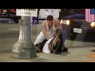 Atak nożownika i strzelanina tuż przed dużą imprezą.